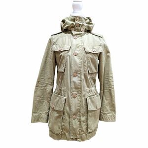 J. Crew Women's 100% Cotton Lightweight Utility Jacket Cinched Waist Size XS